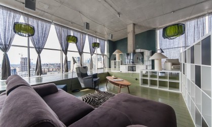 Rent a 2-level penthouse on Shabolovka